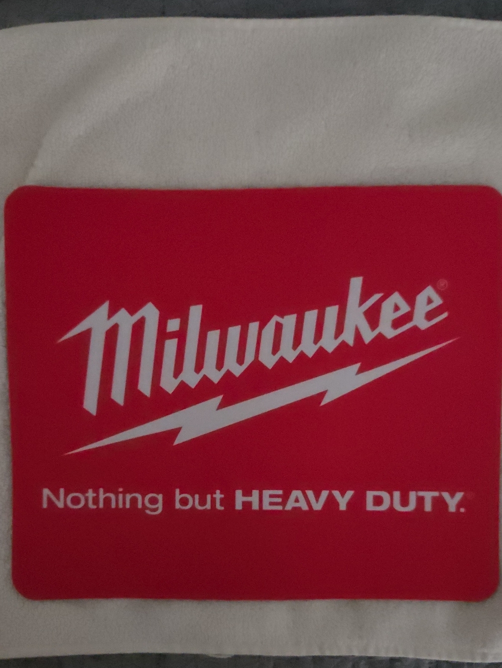 Red Milwaukee Mouse Pad Accessory - Picture 1 of 3